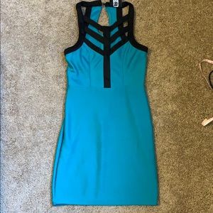 Turquoise Bodycon Dress